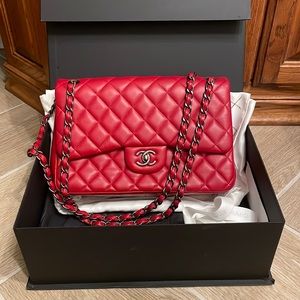 Chanel Red Purse